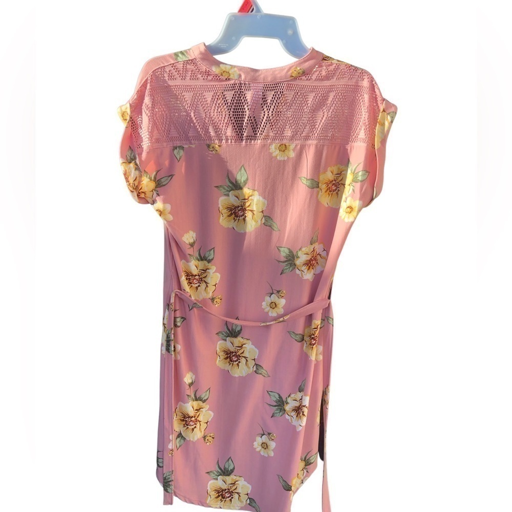 NOBO PINK FLORAL DRESS MEDIUM JUNIORS - Picture 3 of 4